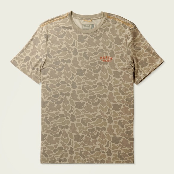 Marsh Wear Other - Marsh Wear Men's‎ Sackhouse Hagood Short Sleeve Shirt Khaki Mallard Camo Sz 2XL